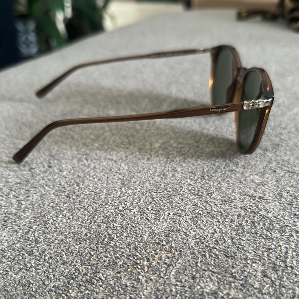 Salvatore Ferragamo Brown Sunglasses - Picture 9 of 10